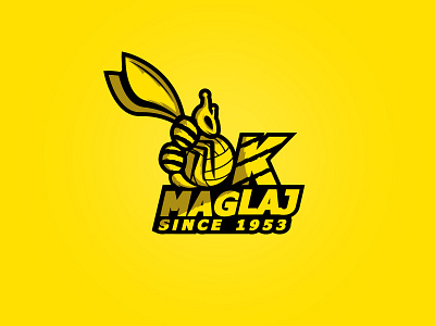 OK MAGLAJ | Logo Design branding cartoon design graphic illustration illustrator logo sports logo typography vector volleyball