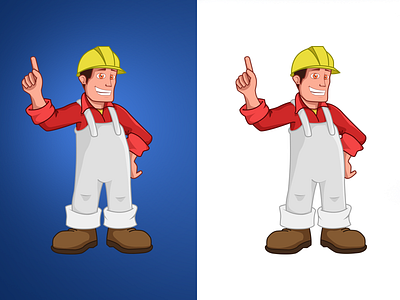 Mascot "worker" illustration logo mascot worker