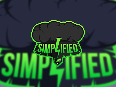 SIMPLIFIED team design gaming illustrator logo team vector