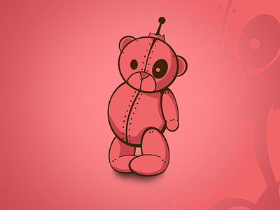 Robot Bear bear cartoon illustration mascot robot
