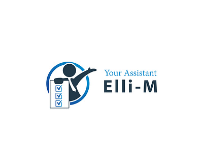 Your Assistant Elli-M | Logo Design | brand identity company branding company logo illustrator logodesign