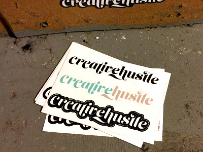Creative Hustle Sticker Sheets slaps stickers