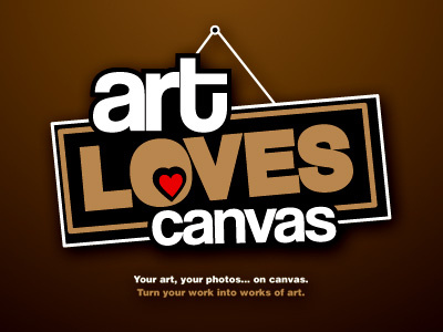 Art Loves Canvas design logo
