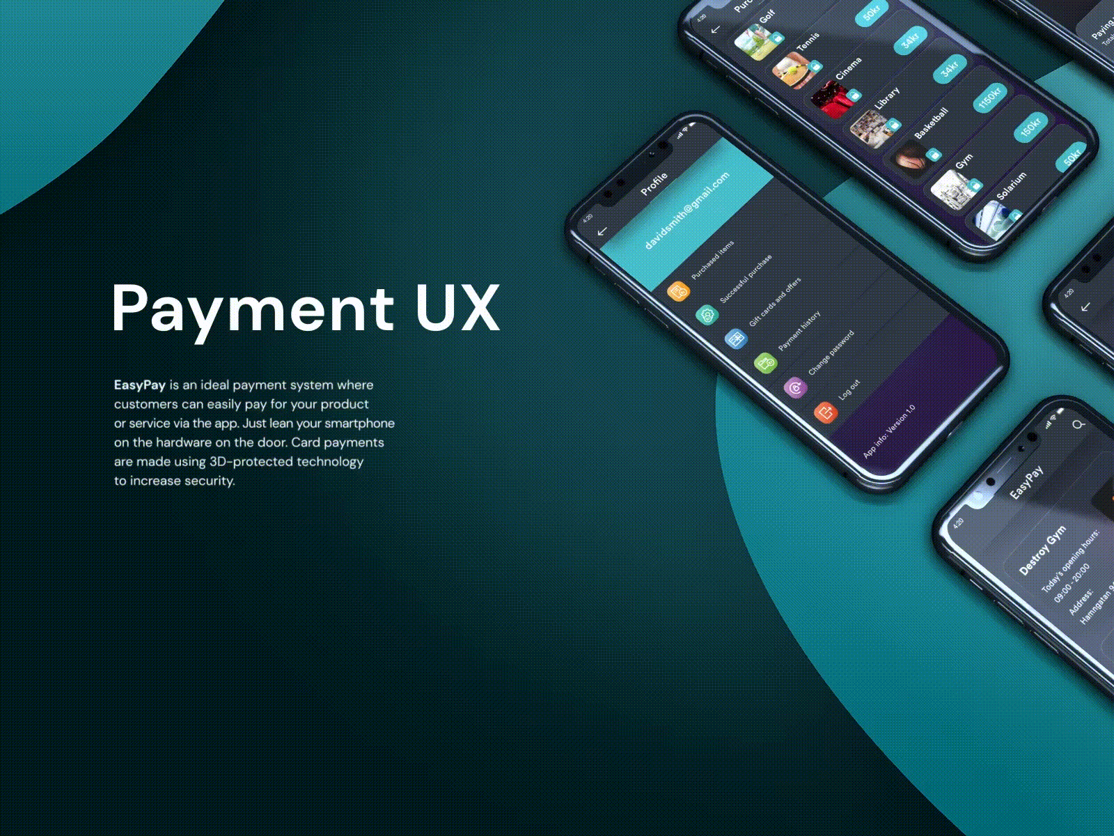 FinTech Payment UX app design fintech gif motion graphics pay payment prototyping serbia startups ui ux
