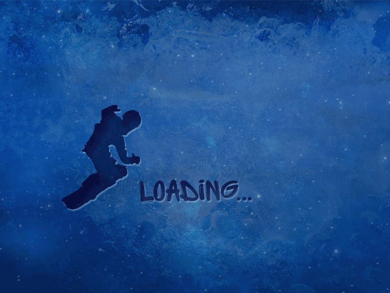 Snowboard Loading for Game UI animation creative game gif graffiti loading motion progress snowboard ui ux