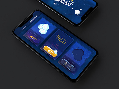 Game UI on iPhone X apple game gamedev ios iphone iphone x iphonex mobile snowboard ui ux x