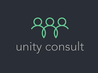 Unity Consult - Logo challenge consult consultants green logo logodesign united unity