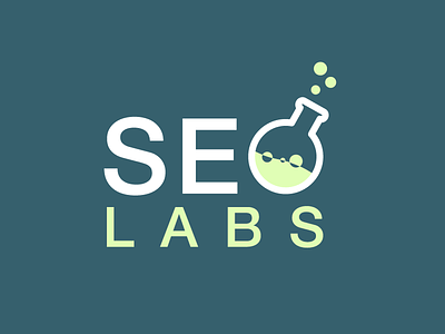 Seo Labs Logo bubbles clean lab logo seo simple