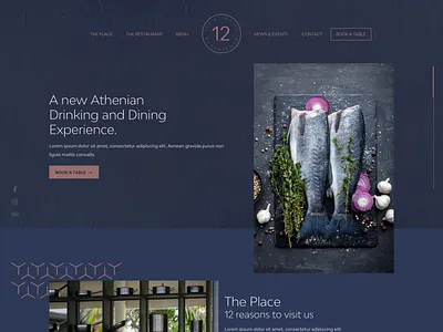12 - The Athenian Experience 2019 athens bar branding club design greece restaurant sketchapp ui ux web website