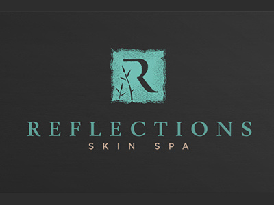 Reflections Skin Spa Branding brand design branding illustration logo logo design logos