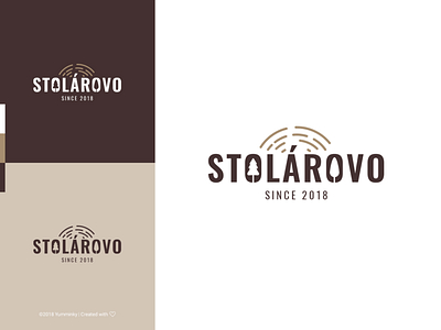 Stolarovo brand branding carpenter joinery logo wood workshop