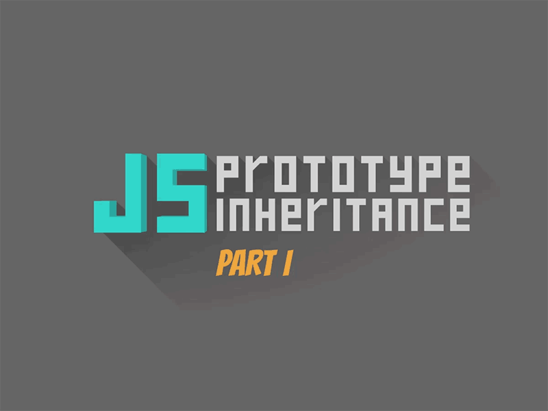 Infographic for Javascript's Prototypal Inheritance - Part I