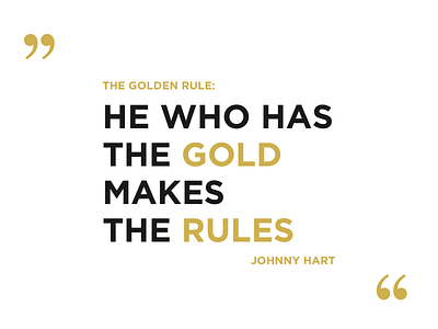 The Golden Rule Dribble