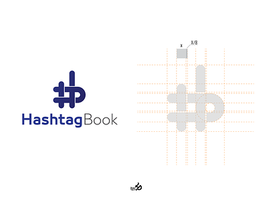 HashtagBook Logo branding design identity logo mark ui