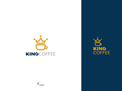 KingCoffee Logo coffee design logo logo arabic