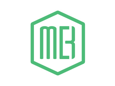 Personal Monogram Logo brand green ititial letter logo monogram white