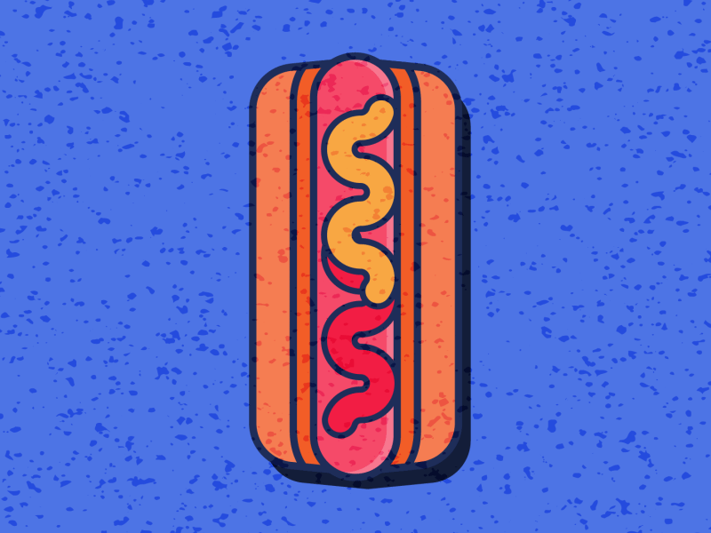 Hot Dog hotdog loop meat