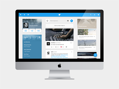 Twitter Web Redesign design material design redesign social media twitter twitter material design twitter redesign twitter web web