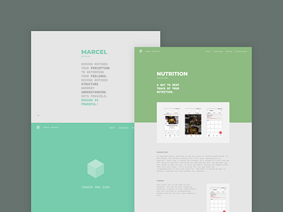 Portfolio Website | Marcel Bechler interface design page personal blog portfolio web design website