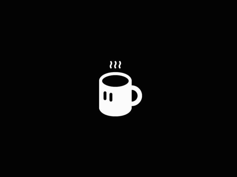 Tea App Icon animation app app icon branding clean illustration minimal mobile app motion design mug tea tea mug