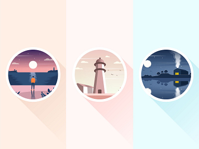 illustration color design dribbble hello illustration ui