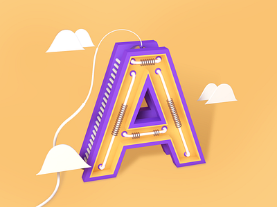 C4D-Icons c4d design dribbble gif hello icon illustration ui