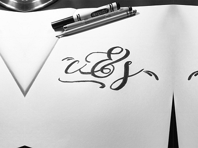 "c&s" Calligraphy