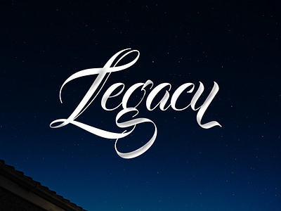 "Legacy" Typography daily drawing typography