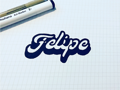 "Felipe" Lettering creative daily dailytype lettering letteringdaily logotype typography typographydaily