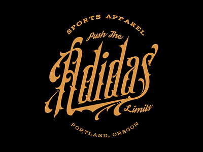 Adidas Project 1/2 creative daily dailytype lettering letteringdaily logotype typography typographydaily