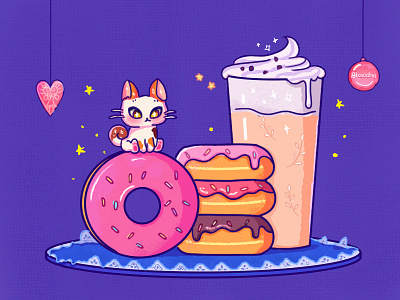 doughnut illustration，