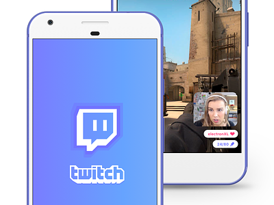 Twitch Redesign app brand clean ios iphone mobile sketch ui vector