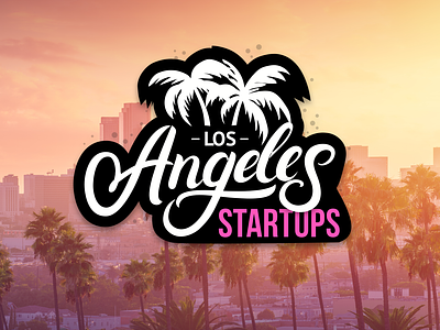 LA Startups branding clean design illustration logo mobile typography vector web website