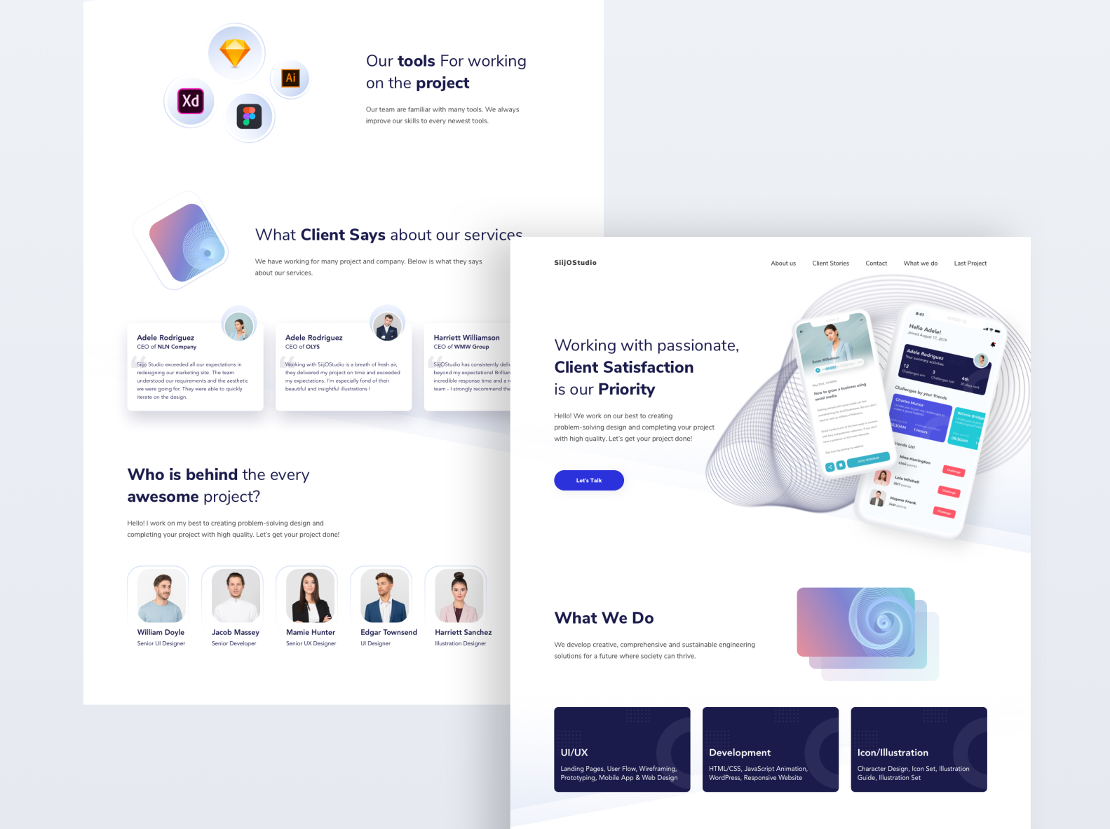 Digital agency landing page by Wayan susanto on Dribbble