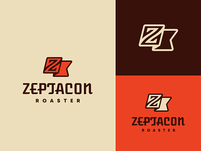 Logo Zeptacon brand creoeuvre elegant icon logo minimal retro roaster studio vintage z zlogo