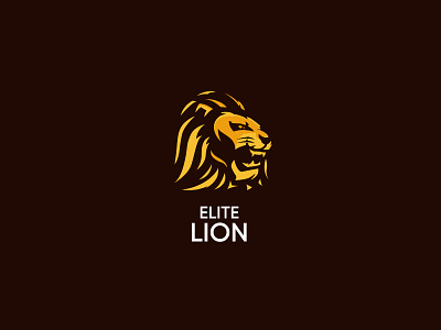 Logo Elitelion icon Dribbble
