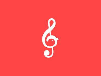 Logo Music Bird Dribbble