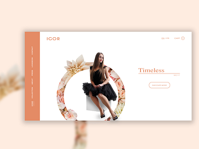 Fashion landing page