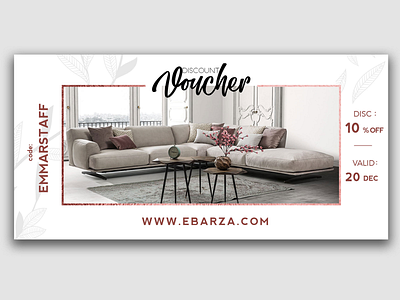 Discount Vouchers! discount vouchers ebarza furniture illustration illustrator interior photoshop rose gold
