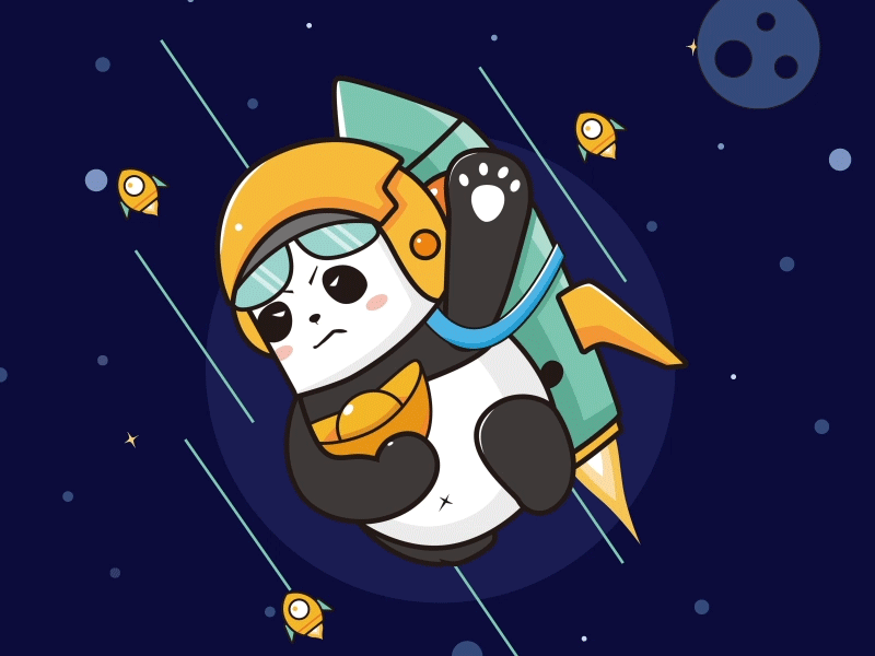 Panda Animation after effects branding design illustration mascot