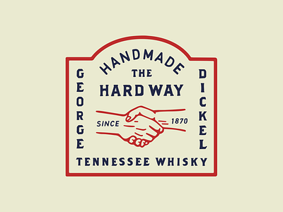 George Dickel TN Whisky Badge badge collaboration label tennessee whisky