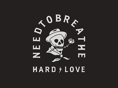 Needtobreathe Merch Design band needtobreathe rose skull tee tshirt