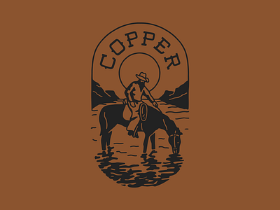 Copper Whiskey Bar bar branding copper custom lettering label merchandise typography whiskey
