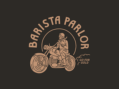 Barista Parlor barista parlor coffee illustration moto motorcyle nashville