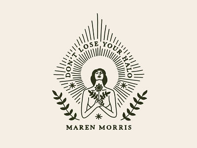 Maren Morris artist merch band merch girl illustration maren morris