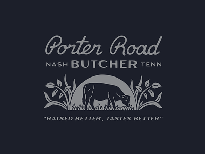 Porter Road Butcher butcher cow illustration local nashville porter road butcher