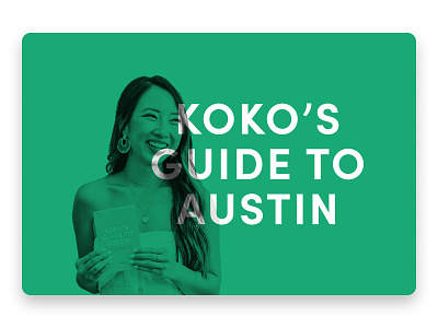 Koko's Guide to Austin blog book green illustration photo