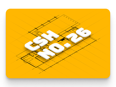 Visiting the Bay Area's only Case Study House 3d architecture blueprint case study house floating illustration isometric map modernism modernist text typography yellow