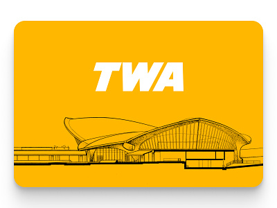 Staying at the TWA Flight Center airport architecture eero eero saarinen illustration jfk saarinen terminal twa typography yellow