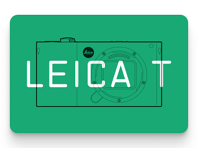 Leica T · Eight years later blueprint camera illustration leica leica t line art outline photo photography text